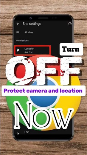 Turn OFF These Chrome Settings Now! Protect Your Camera & Location #shorts #viral