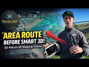 How to Complete the AREA ROUTE Feature on the DJI Matrice 4E for Mapping? | Uncut