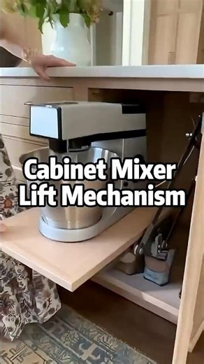 Kitchen organization level: 1000—Cabinet Mixer Lift Mechanism 🤯