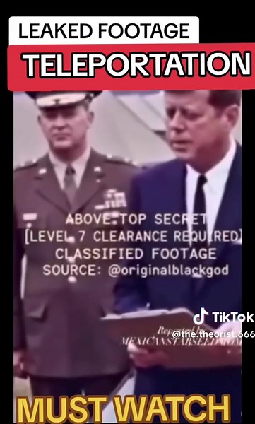 Top Secret Teleportation Leaked Footage