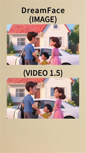 This video was created using Dreamface for AI-generated images and Dreamvideo 1.5 to turn them into motion. Both features are now available on the app and web. Try them out and bring your ideas to life! #dreamface #genai #aitools #videogenerator | DreamFace