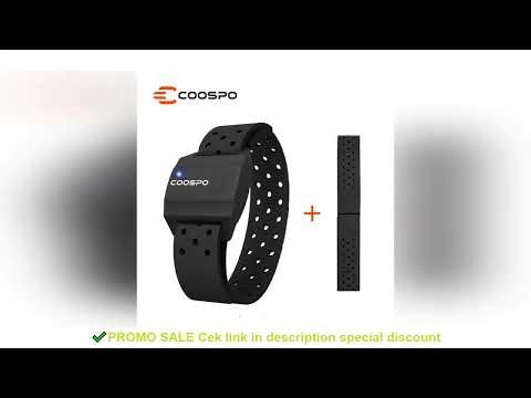 COOSPO Heart Rate Monitor Armband Optical Fitness Outdoor Beat Sensor Bluetooth 4.0 ANT+ For Garmin