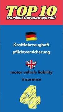TOP 10 Hardest German Words! (Part 1) - Learn German Vocabulary #germanpronunciation