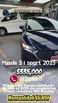 MAZDA 3 i SPORT SEDÁN 2023