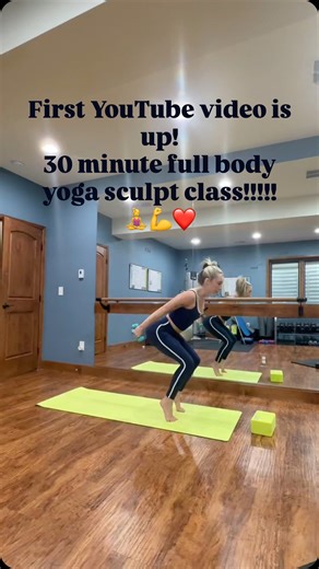 Marisa LaSelle on Instagram: "🔥 30-Minute Yoga Sculpt | Full-Body Strength & Flow Workout Boost your strength, flexibility, and endurance with this energizing 30-minute yoga sculpt class! This workout combines power yoga, bodyweight strength training, and light cardio for a full-body burn. Perfect for anyone looking to tone muscles, build core strength, and improve balance—all while flowing with breath. ✅ What You’ll Need: Yoga mat, optional light weights, water ✅ Level: All levels welcome This