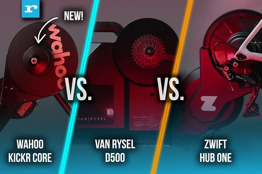 What's the best budget smart trainer? Wahoo Kickr Core vs Zwift Hub One vs Van Rysel D500