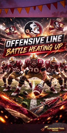 FSU Offensive Line Battle Heating Up in Spring Practice #fsufootball #fsu