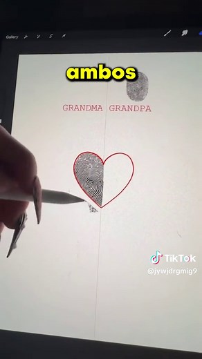 Regalo Único para Abuela: Dibujo Con Huellas