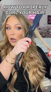 How to properly curl you hair ✨💁🏼‍♀️ Curling your hair this way will cause the least amount of damage to your hair and give you the perfect curl every time! #hair #hairhacks #beauty #beautyhacks #hairtutorial | Kelly Strack
