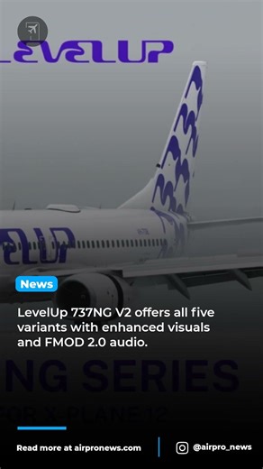 LevelUp 737NG V2 sets new freeware standard in X-Plane 12