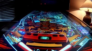 In May 2019, Marc Cohen took virtual pinball to the next level with a turn at Bally's 1994 Corvette. Playing on a physical pinball table that could cycle through different games and playfields, Marc opted to play a great title that served as George Gomez's first playfield design. After all the racing was over, Marc pulled in 203,210,680 points for an inaugural first place finish. | Twin Galaxies