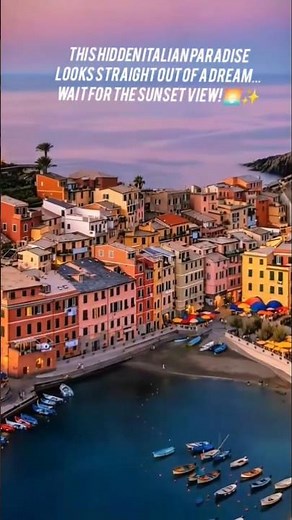 Vernazza 🇮🇹 The Most Beautiful Village in Cinque Terre 😍 | A Unreal Place