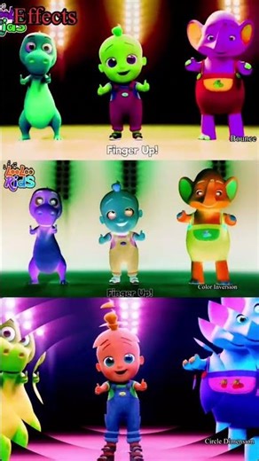 Loolookids Finger Up Dance #shorts #spartapitch #effects