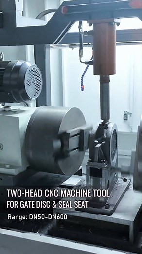 2.3K views · 11 reactions |  Two Heads. One Perfect Seal! Designed for gate disc & seal seat machining — high power, high precision, and full-angle control in one setup! #cnc #reelsvideoシ #twohead #valve #sealseat #precisionengineering #SmartManufacturing #metalworking #EngineeringInnovation #manufacturing #metalwork #machinetools #engineering #SmartFactory #innovation #productivityboost | Ningbo Oturn Machinery Co.,Ltd | Facebook