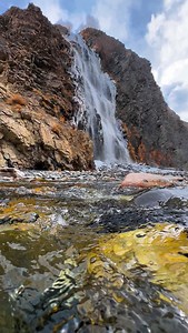 Montaka Waterfall – A Roar Hidden in the Mountains 💦🏔️✨ Montaka Waterfall crashes down rugged cliffs, filling the valley with mist, sound, and raw power. A hidden northern wonder where flowing water meets wild mountain silence. 💙🌄 📍 Montaka Waterfall | Khermang, Gilgit-Baltistan 🎥 Captured by: @northern_vibesss — — — ❤️ Like if waterfalls inspire you 💾 Save for your nature memories 🔔 Follow @northern_vibesss for more northern wonders — — — #MontakaWaterfall #Khermang #GilgitBaltistan #No