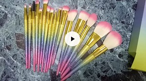 Watch Works great!Beautiful professional makeup brushes. on Amazon Live
