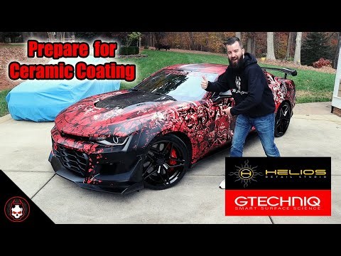 How To Prep A Car For Ceramic Coating | 2021 Camaro ZL1 1LE | Part 1 of 3