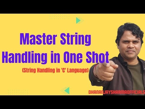 Master String Handling in One Shot | String Handling in 'C' Language
