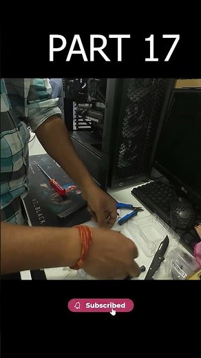 Gaming PC Assembly Part 17 - Cable Routing That Actually Works #pcbuild #gaming #setup