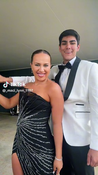 pretend we did it right 😆#prom25 #black