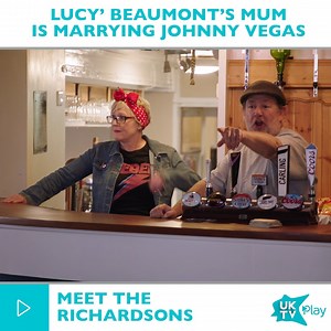 49K views · 291 reactions | We promise this isn't an April Fool (it's after 12pm, for a start): in the latest episode of Meet the Richardsons, it's wedding time for Lucy Beaumont's Mum and Johnny Vegas. And Jon Richardson is paying. Catch up on UKTV Play! | StreamOnU | Facebook