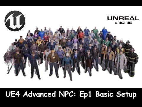 UE5 Advanced NPC Tutorial - Ep1 Basic Setup (Unreal Engine 5)