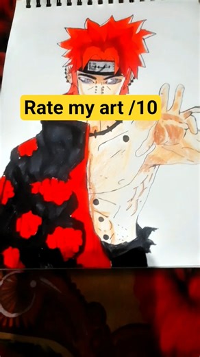 pain drawing #pain #akatsuki #animeeart #drawing