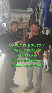 $30 le hacen el hoyito y le dan el arete. A Jewelers dentro del salinas inddoor swap meet En salinas ca. | Miguel Pelayo