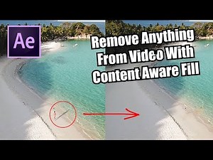 After Effects: Content Aware Fill Tutorial | When It Works & When It Doesn't