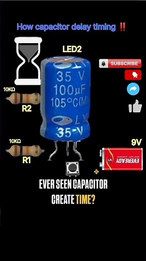 How Capacitor Creates Timing⁉️
