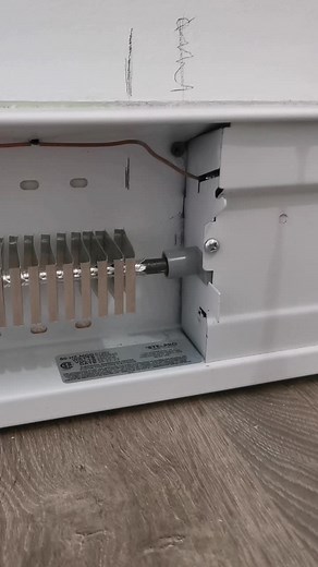 How to Fix Misaligned Baseboard Heater Holes