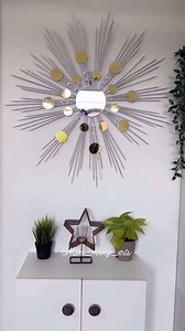DIY-Wall hanging| Wall Decor idea from ice cream sticks crafts , chop sticks craft idea , handmade crafts , cardboard crafts, #wallhanging #walldecor #facebookreel #artandcraft #crafting #craft #homedecor #bestoutofwaste | Minimanyarts