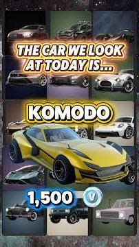 The Komodo! It is not a dragon but it drives like one! #fortnitecars #carguy #worthit #car #fyp
