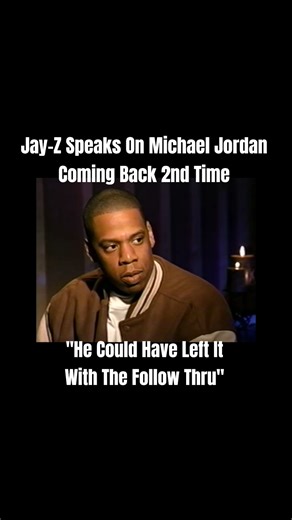 Jay Z Wished MJ Stayed Retired #jayz #theblackalbum #mj #retirement #bulls