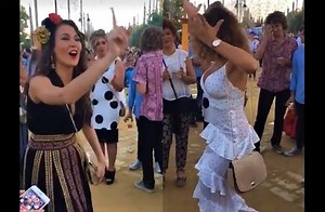 133K views · 943 reactions | Feria Jerez 2019 Sandra Zarzana, Toñi Nogaredo y Dolores por BULERÍAS | Flamenco y Bulería | Facebook