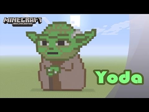 Minecraft: Pixel Art Tutorial and Showcase: Yoda (Star Wars)