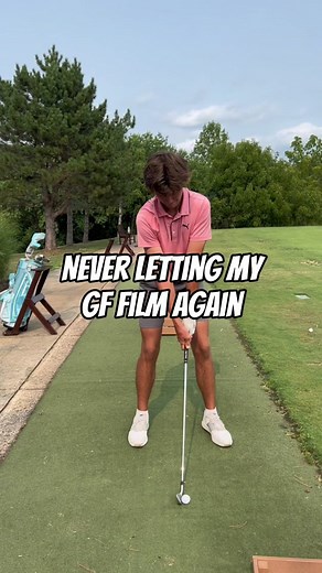 Never letting my gf film my golf swing again🤣 #golftiktok