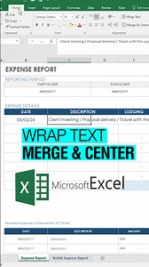 68K views · 2.2K reactions | How to WRAP TEXT and MERGE & CENTER in Microsoft Excel #MicrosoftExcelforBeginners #exceltutorial #exceltips #excellenceineducation #exceltraining #microsoftexcel #microsoftexceltips #excelmerge #excelwraptext | DieT | Facebook