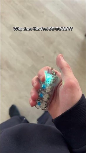 This fixed my ADHD 😌 #asmrvideo #anxiety #keyboard #fidgettoys #adhd