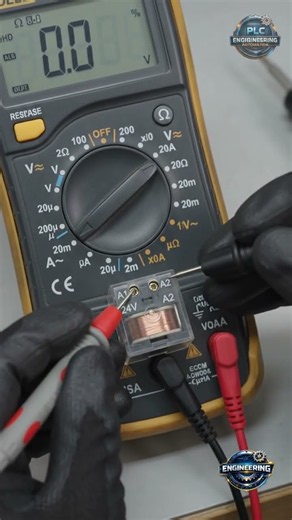 👉 How to Test a Control Panel Relay with a Multimeter! 🔌 #plc #codemeter #controlpanel