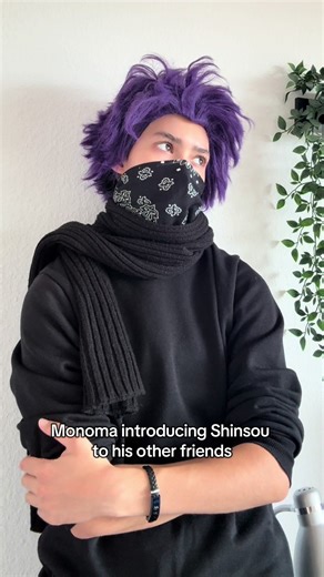 He‘s trying #shinsouhitoshi #shinsou #monomaneito #monoma #monoshin #shinsoucosplay #mha #bnha #myheroacadamia #bokunohero #fyp #fy