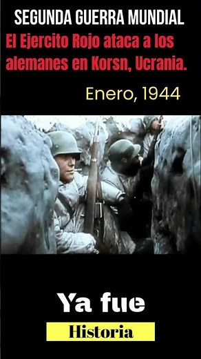 Ejército Rojo rompe defensas alemanas en Korsun (1944) #ww2 #guerra #historia