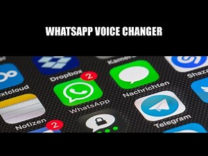how to change your voice on WhatsApp