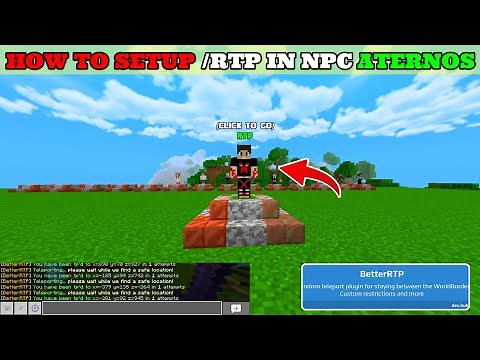 HOW TO SETUP/RTP IN ZNPCS IN ATERNOS AND OTHER HOSTING #znpcssetup ( POWER WALKER )