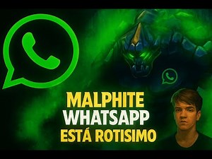 "¡MALPHITE WHATSAPP EXPLOTA TODO CON UN MENSAJE! 📲💣 | League of Legends"