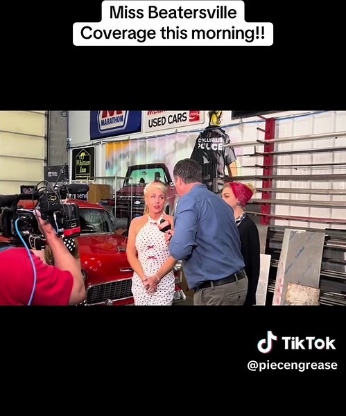 What a morning with @Beatersville and @WDRB News covering the Miss Beatersville competition coming up this Sunday!! Hope to see all of you there!! #beatersville #pinup #hotrod #show #sundayfunday #wdrb #morningshow
