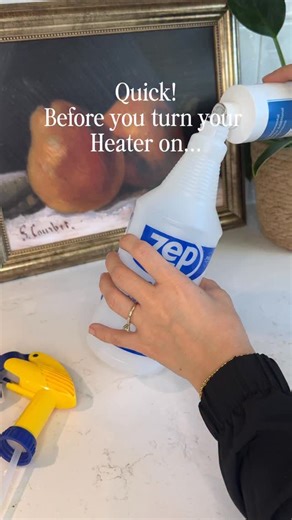 Anastasia Priko|Systemized Home Management on Instagram: "Quick! Before you turn your heater on for the cooler months, did you know there is a disinfectant spray and deodorizer for your HVAC system? COMMENT “HVAC” and I’ll send you the set! Think about it, your HVAC system has been sitting gathering dust, bacteria and allergens and you’re about to turn that on and spray everything into your home. Before you do that, use this product to spray or fog directly into your intake vents. This product d