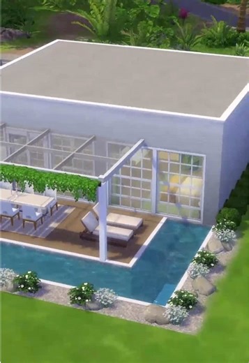 Building a Modern House in The Sims 4