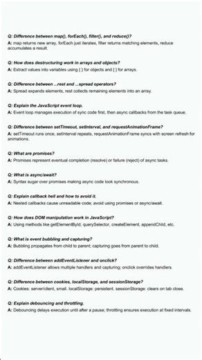 Top 40 JavaScript Interview Questions & Answers | JavaScript Interview Preparation 2025