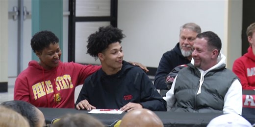 13 Grand Blanc student-athletes sign their letter of intent to play in college